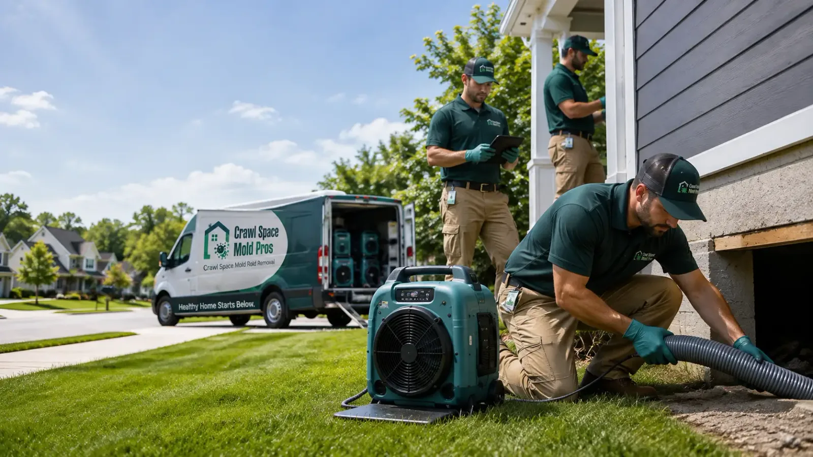 Crawl Space Mold Removal in Huron, CA